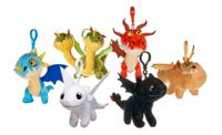 How to Train Your Dragon 3 Plush Keychain 10 cm Assortment (12) - thumbnail