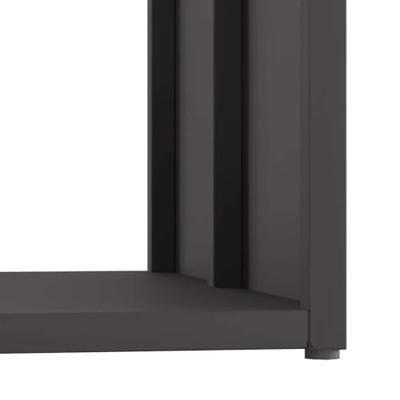 Brandhoutrek 40x40x40 cm koudgewalst staal zwart