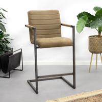 Tower Living Barkruk 'Rocca' (zithoogte 69cm), kleur groen - thumbnail