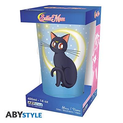 Sailor Moon - Luna & Artemis Large Glass Sailor Moon - Luna & Artemis Large Glass