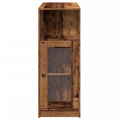 Bartafel met rekken 101x40x103,5 cm bewerkt hout oud houtkleur