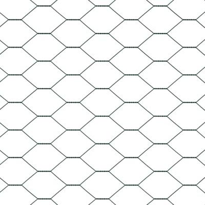 VidaXL Hexagon hek groen 1 x 100 m pvc