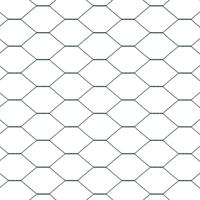 VidaXL Hexagon hek groen 1 x 100 m pvc - thumbnail