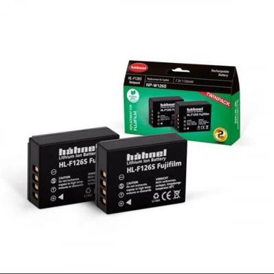 Hähnel Fototechnik HL-F126S, 2er Camera-accu Vervangt originele accu NP-W126 7.2 V 1130 mAh