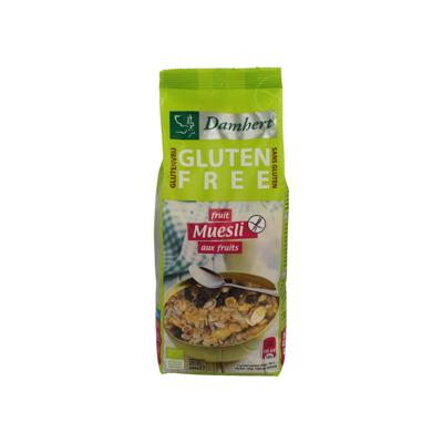Damhert Muesli fruit noten glutenvrij bio 200 Gram
