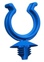 HellermannTyton 151-14312 CTC13FT6-HIRHS-BK-D1 Houder voor beschermslang Zwart 1 stuk(s) - thumbnail