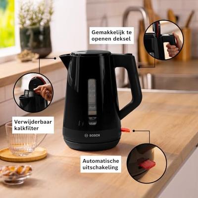 Bosch TWK1M123 Waterkoker Zwart - thumbnail