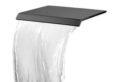 Muuruitloop Best Design met Waterval Dule t.b.v. Douche en Bad Gunmetal Muuruitloop Best Design met Waterval Dule t.b.v. Douche en Bad Gunmetal