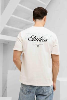 XPLCT Destiny T-Shirt Heren Gebroken Wit - Maat XL - Kleur: Gebroken Wit | Soccerfanshop