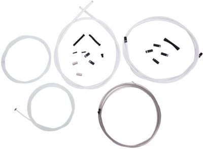 SRAM derailleurkabel set "slickwire pro" line set slickwire pro 2x2300mm white