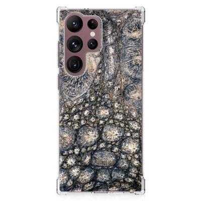 Samsung Galaxy S23 Ultra Case Anti-shock Krokodillenprint Samsung Galaxy S23 Ultra Case Anti-shock Krokodillenprint