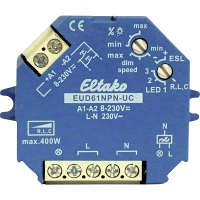 Eltako 61100801 Dimmer (opbouw), Dimmer (inbouw) Geschikt voor lampen: Gloeilamp, Spaarlamp, Halogeenlamp, TL-buis Blauw