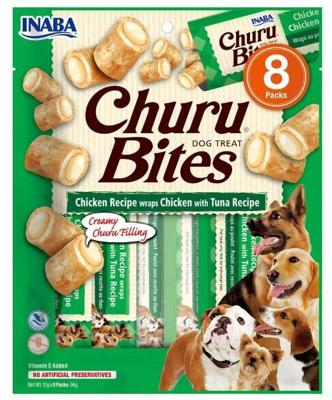 INABA Churu Bites Chicken with tuna recipe - Hondensnack - 8x12g
