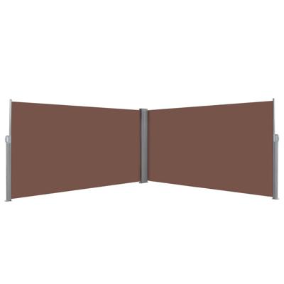 Windscherm uittrekbaar 160x600 cm bruin Windscherm uittrekbaar 160x600 cm bruin