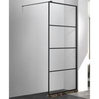 Boss & Wessing Douchewand Black Edition Geframed Zwart - Douchewand Black Edition 90x200 cm Geframed Zwart - thumbnail