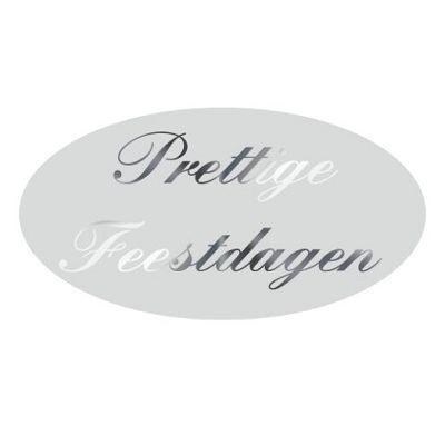 Etiket Prettige Fe zilv/zilv ovaal 40x21