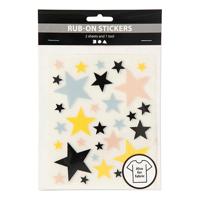 Creativ Company Rub-on stickers sterren, 2 vellen - thumbnail