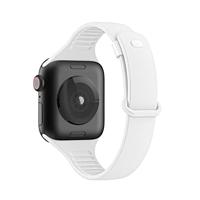 TPU Slim Fit bandje - Wit - Geschikt voor Apple Watch 44mm / 45mm / 46mm / 49mm - thumbnail