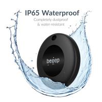 Beeep BeTag Smart Bluetooth-tracker voor Android met Google Find My Device, GPS-tracking voor sleutels, tassen en fietsen, waterdicht (IP67), CR2032-batterij, compact en licht (zwart) - thumbnail