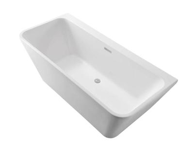 Ligbad Best Design Silmo Vrijstaand Wandmodel 180x80x60 cm Acryl Mat Wit