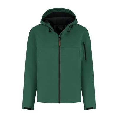 Travelin&apos; Men - Softshell jacket - Dark Groen - Maat M