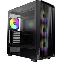 MONTECH X5 Midi-tower PC-behuizing, Gaming-behuizing, Behuizing Zwart - thumbnail