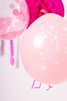 Folat BV Eenhoorn ballonnen, 8st. - thumbnail