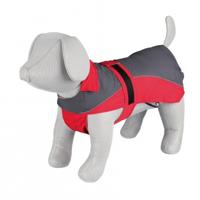 Trixie hondenjas regenjas lorient rood/grijs 45 cm - thumbnail