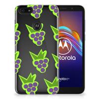 Motorola Moto E6 Play Siliconen Case Druiven - thumbnail