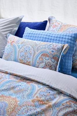 Pip Studio Pip Studio Jabali Flower Cushion - Blauw 35x60 cm