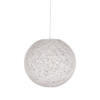 LABEL51 Hanglamp Twist - Wit - Vlas - M - thumbnail