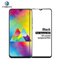 PINWUYO 9u 3D gebogen gehard glas film voor Galaxy M20 (zwart) - thumbnail