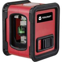 TOOLCRAFT CL12-G Kruislijnlaser Incl. statief, Zelfnivellerend, Groene laser Reikwijdte (max.): 12 m - thumbnail