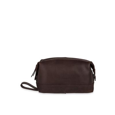 Burkely Vintage Toiletry Bag-Dark Brown