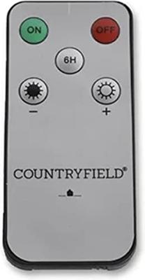 Decostar Countryfield Dinerkaars rustiek ,2CM LED ro Lyon L s2 zwart-L2,2B2,2H24CM