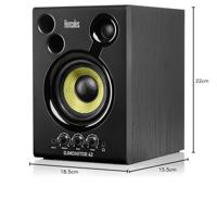 Hercules DJMonitor 42 Actieve studio monitor 10 cm 4 inch 40 W 1 paar - thumbnail