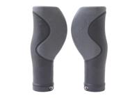 Handvatset Ergo 3-componenten Zwart 128/128mm - 2-kanten geopend - thumbnail