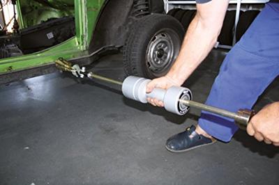 KS Tools 700.1475 Universele glijhamer, meegeleverd Trekhaak en adapter