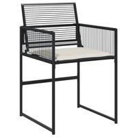 9-delige Tuinset poly rattan zwart - thumbnail