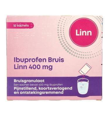 Linn Ibuprofen Bruis Sachets 400mg