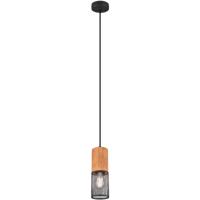 LED Hanglamp - Trion Yosh - E27 Fitting - 1-lichts - Rond - Mat Zwart - Aluminium - thumbnail
