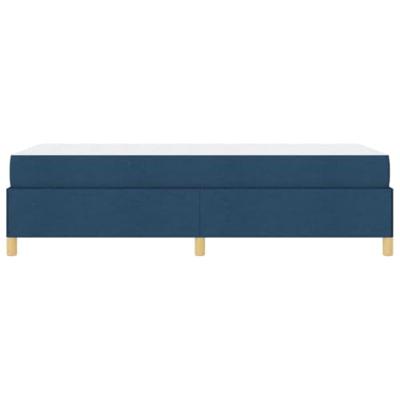 Boxspring bed Anders Blauw en Wit 90 x 200 cm Stof