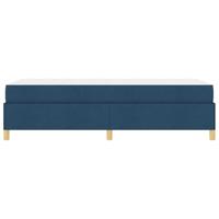 Boxspring bed Anders Blauw en Wit 90 x 200 cm Stof - thumbnail