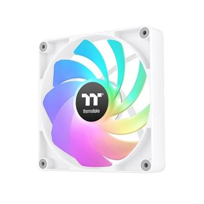 Thermaltake CT140 Reverse ARGB Sync PC Cooling Fan White 2 Pack PC-ventilator Meerdere kleuren (b x h x d) 140 x 140 x 25 mm Incl. RGB-verlichtingsbesturing