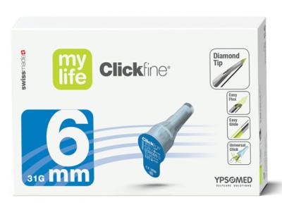 MyLife Clickfine Pennaalden 6MM 31G (100 stuks)