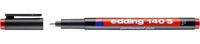 Edding Foliestift 140 S permanent pen super fine 4-140002 Rood - thumbnail