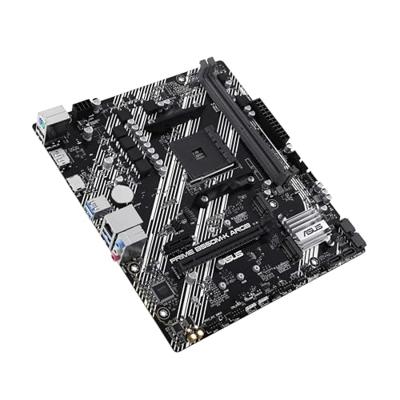 Asustek Computer PRIME B550M-K ARGB Moederbord Socket AMD AM4 Vormfactor Micro-ATX Moederbord chipset AMD® B550