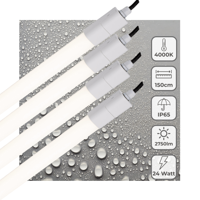 4 PACK - LED&apos;s Light LED TL verlichting compleet 150 cm - Geschikt voor buiten en binnen - 2750 lm - thumbnail
