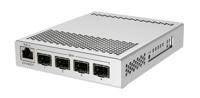 Mikrotik CRS305-1G-4S+IN netwerk-switch Managed Gigabit Ethernet (10/100/1000) Wit Power over Ethern - thumbnail