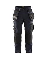 Blåkläder Werkbroek met stretch 15901343 | Donker marineblauw/Zwart | Maat 64 - 7330509621738 - thumbnail